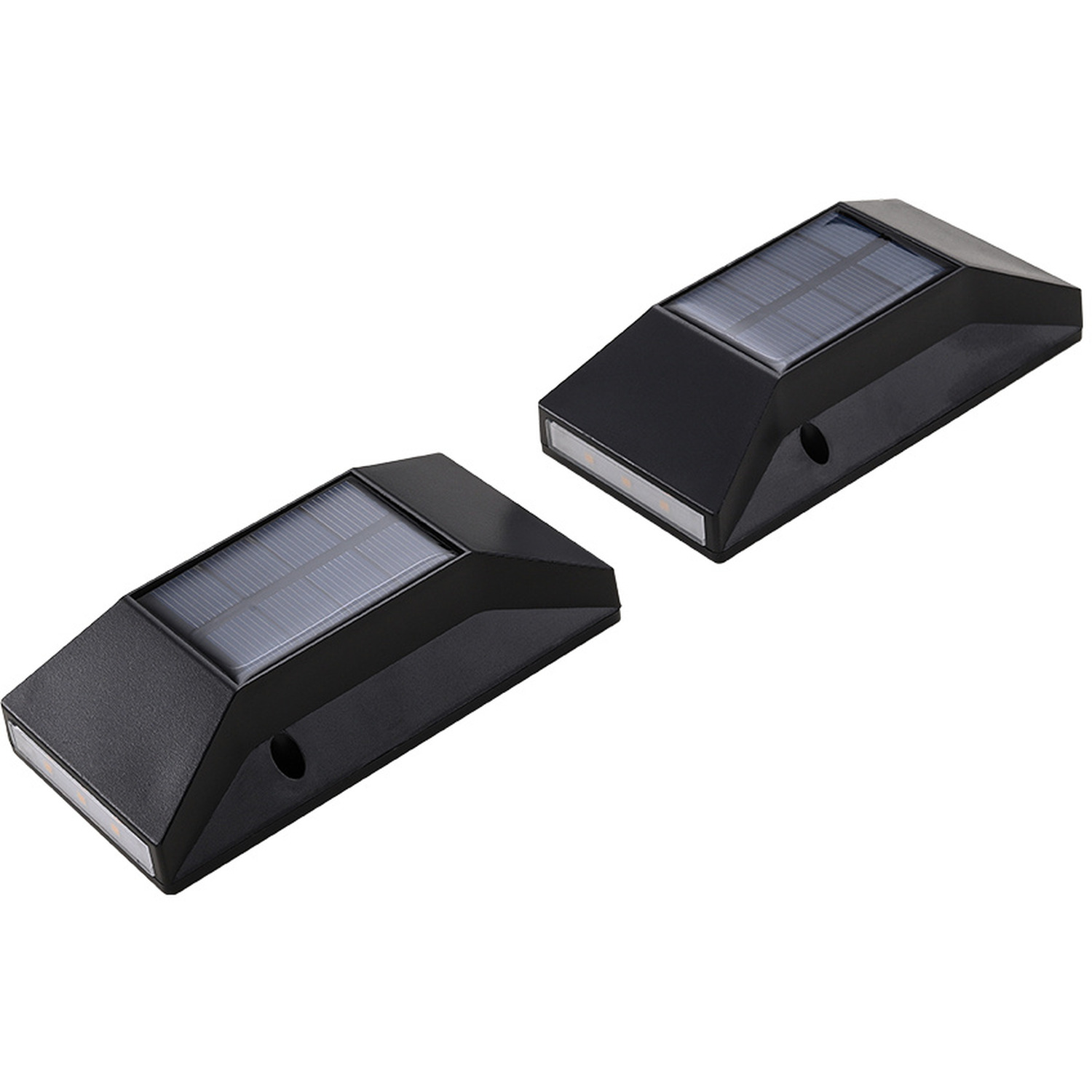 Image of 2Pcs Outdoor Solar-Powered Ambient Wall Light&hellip;