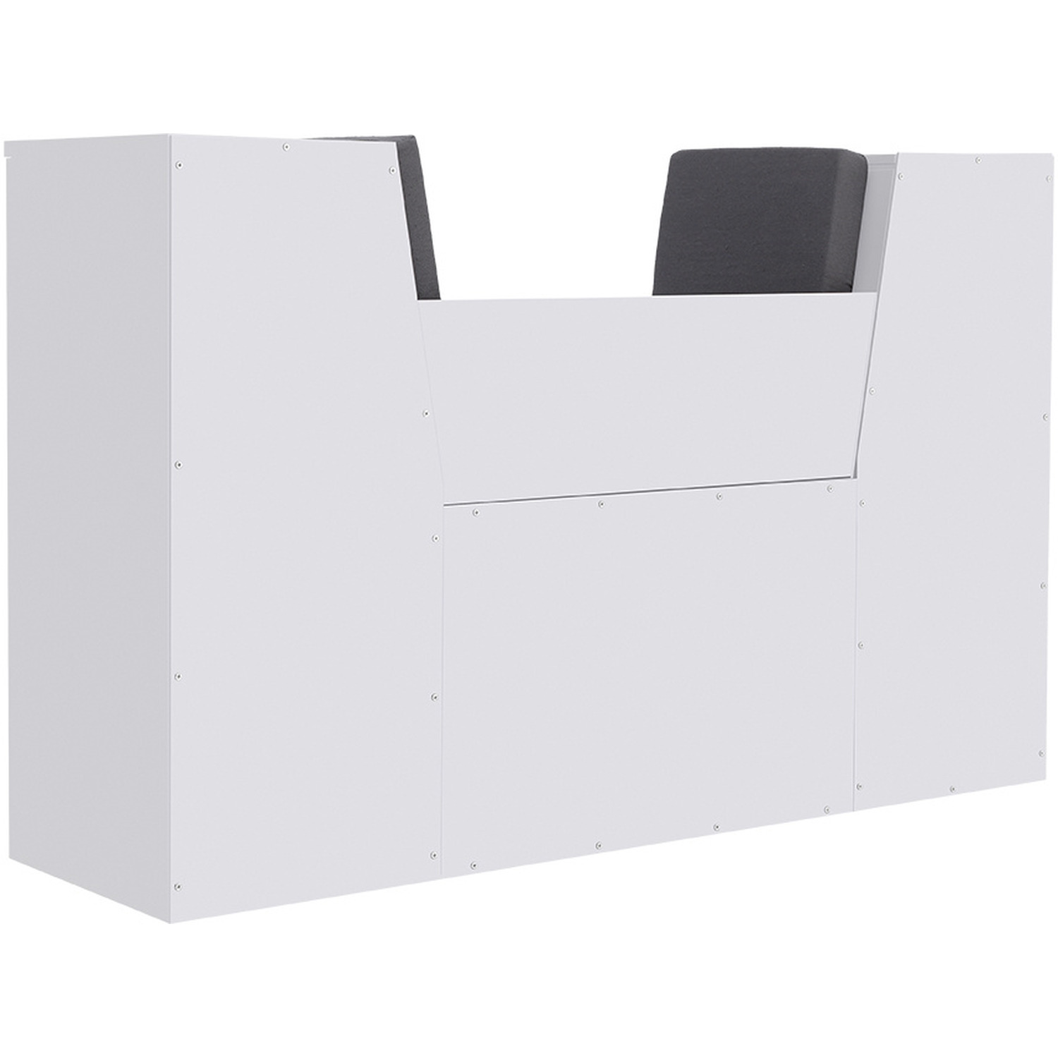 Kids Bookcase With Cozy Reading Seat - White