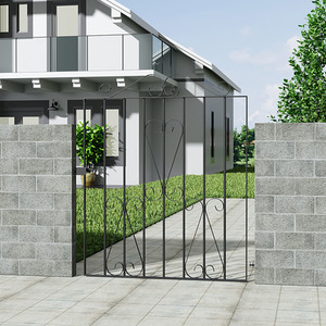 Black Metal Garden Gate