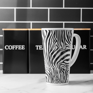 Zebra Animal Print Latte Mug