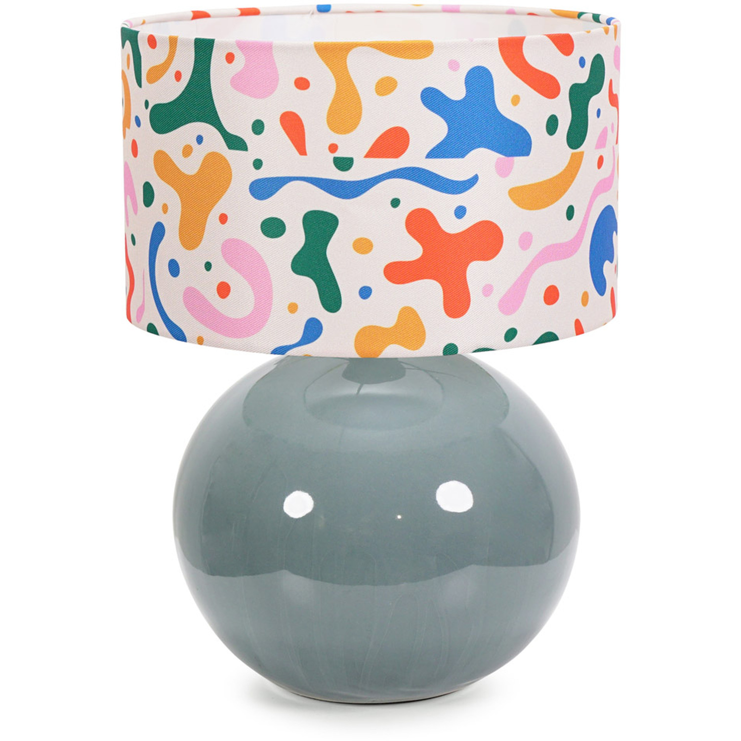 Bosco Eucalyptus Table Lamp Abstract Shade - Eucalyptus Bulb Included