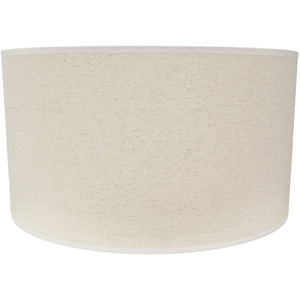 Eva Large Natural Linen Fabric Drum Lamp Shade