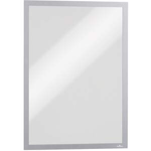 Durable DURAFRAME Magnetic Signage Frame for Metal 5 Pack A3 Silver