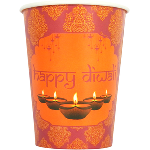 Diwali Pink Party Cups