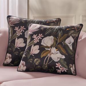 Pack of Matte Velvet Floral Cushion Covers