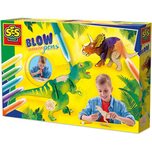 Blow Airbrush Pens - Dinosaurs