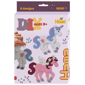 Fantasy Horses And Unicorn 2000pc Hama Bead Pack