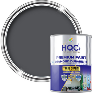 Classic Grey / 1l HQC Matt Emulsion Paint Smooth Matt Finish for All Interior Walls and Ceilings shot 8238060
