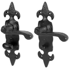 Antique Fleur De LYS Bathroom Handle Set