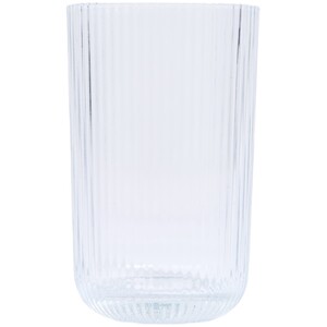 Clear Ribbed Highball Glass