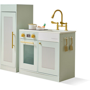 Modern Play Kitchen with Fridge and Stove