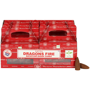 Dragons Fire Backflow Dhoop Cones Set Of 6