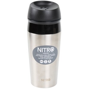 Nitro Stainless Steel Leakproof Push Button Travel Mug