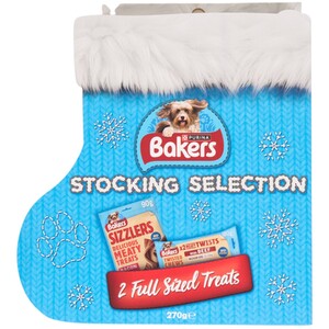 Bakers Dog Treats Xmas Stocking