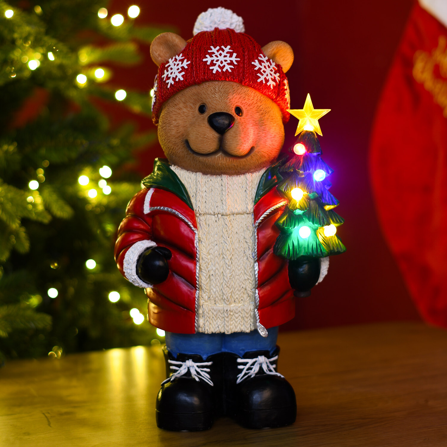 Teddybär Christmas Ornament LED Christmas Bear Ornament