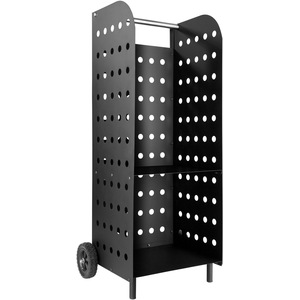 Fireplace Steel Log Holder with Wheels