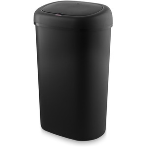 55L Oval Sensor Bin Black