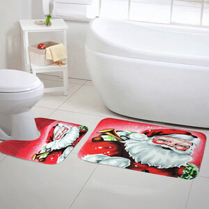 Christmas Bath Mat Sets