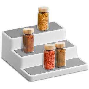 3 Tier Spice Rack Non Slip Kitchen Cupboard Organiser