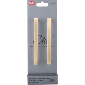Pack of 2 Bauhaus Architectural Cabinet Handles
