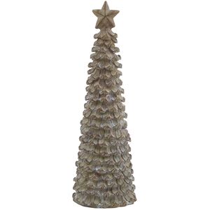 Rustic Cedar Tree With Star Centerpiece