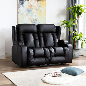Caesar Manual High Back Luxury Recliner 2 Seater Sofa