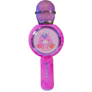 Squishmallows Lola the Unicorn Karaoke Microphone