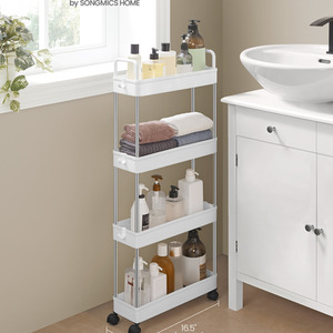 SONGMICS 4-Tier Kitchen Trolley on Wheels