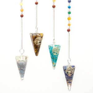 Orgonite Power Chakra Pendulum Tree of Life Sky