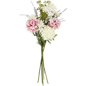 Artificial Lavender and Pompom Bouquet