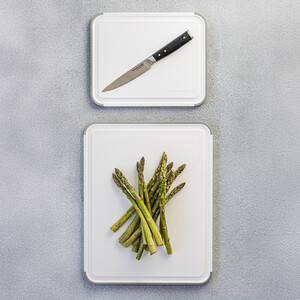 Classic 2pc Polypropylene Chopping Board Set,  20 x 25cm, 35 x 28cm