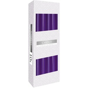 Lavender Taper Candle Soft Pastel Steady Burn Elegant Decor