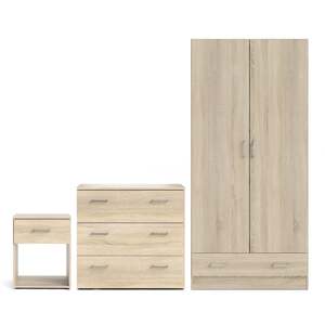Wyld Haus Berlin Natural 3-Piece Bedroom Furniture Set