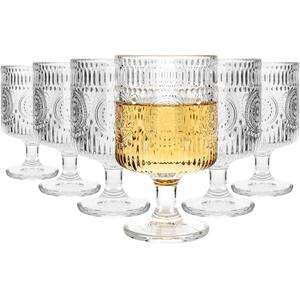 Amore Ribbed Wine Glasses - 270ml