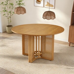 Rattan Round Dining Table Dia 120cm