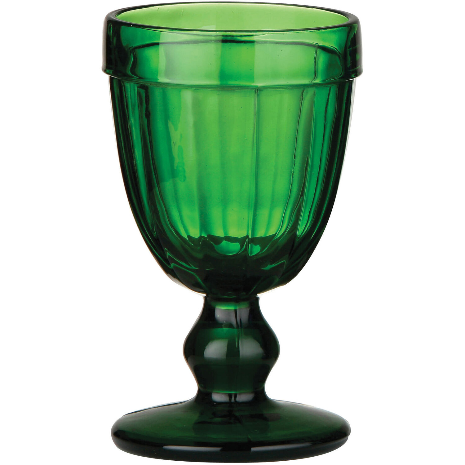 Vidrio Green Coloured Glass Sundae Goblet - Green