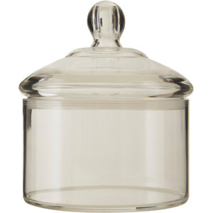 Gozo Transparent Round Jar 800 ml