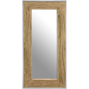 Marseille Champagne Oval Border Wall Mirror