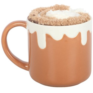 Cinnamon Roll Mug and Socks Set