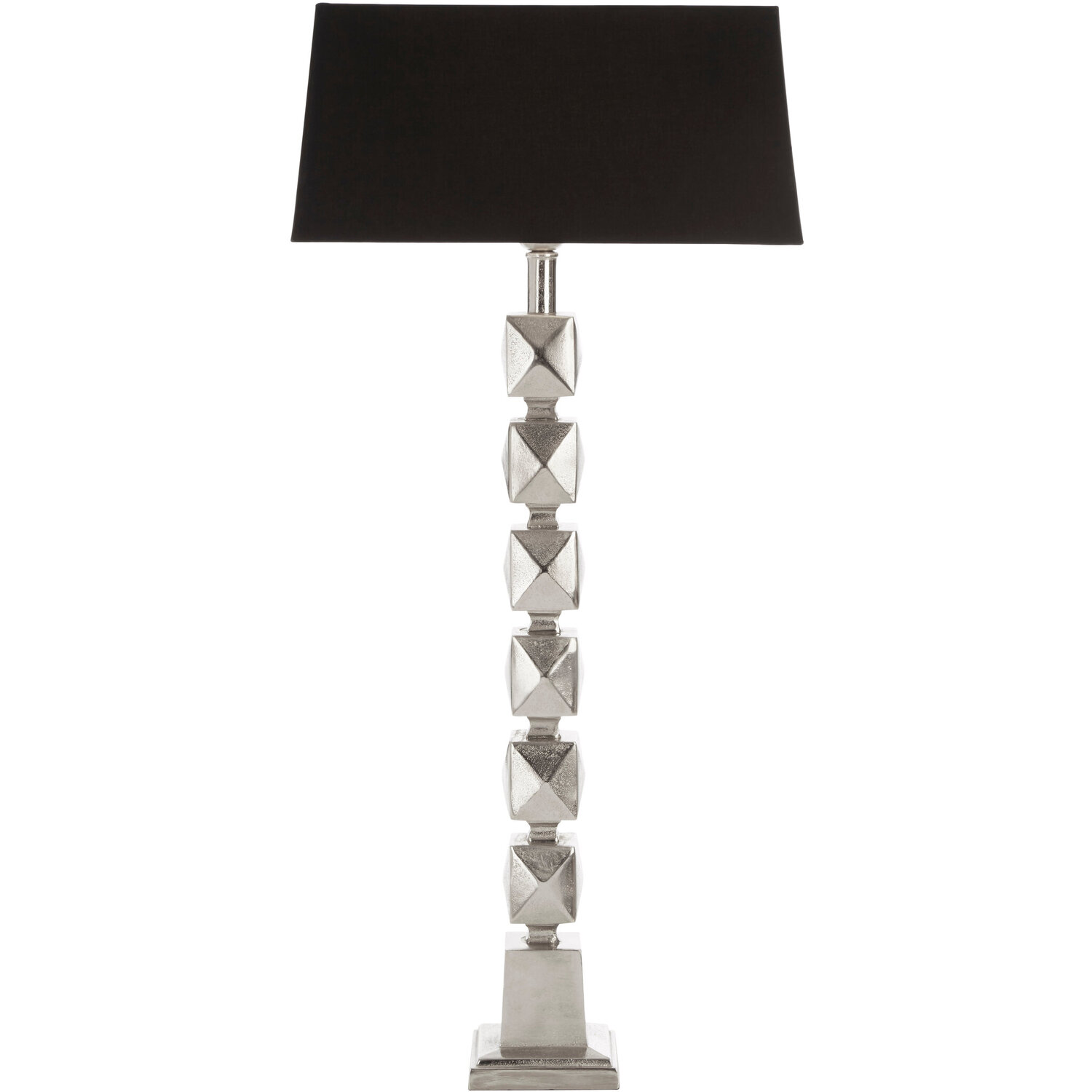 Macey Faceted Table Lamp - Black