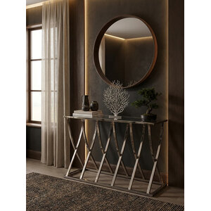 Reena Silver Console Table