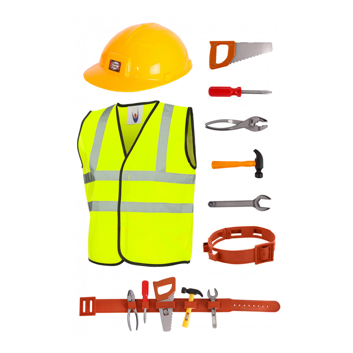 Childs Builder Costume Set