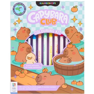 Kaleidoscope Capybara Club Colouring Kit
