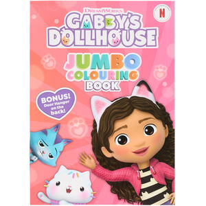 Gabbys Dollhouse Jumbo Colouring Book