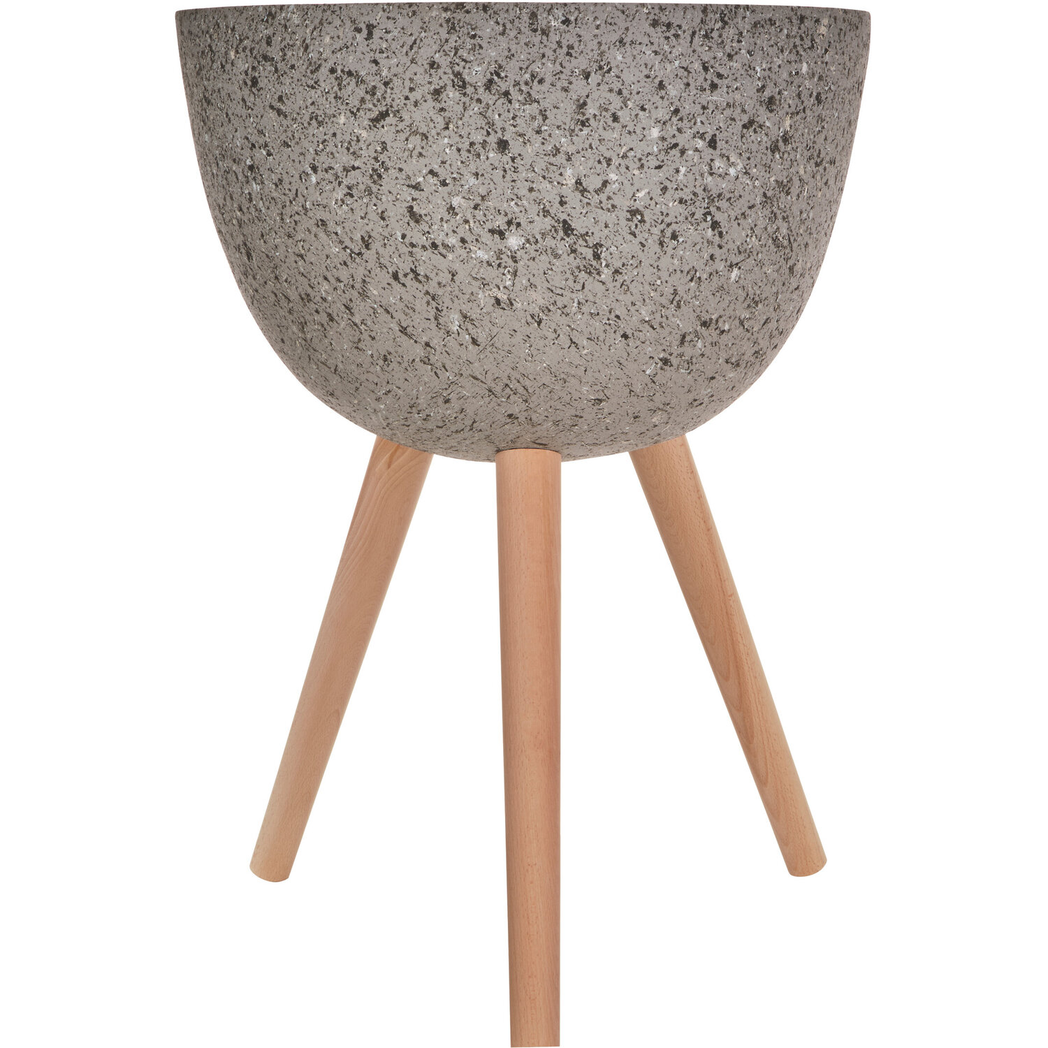Darnell Large Grey Speckled Planter - Grey