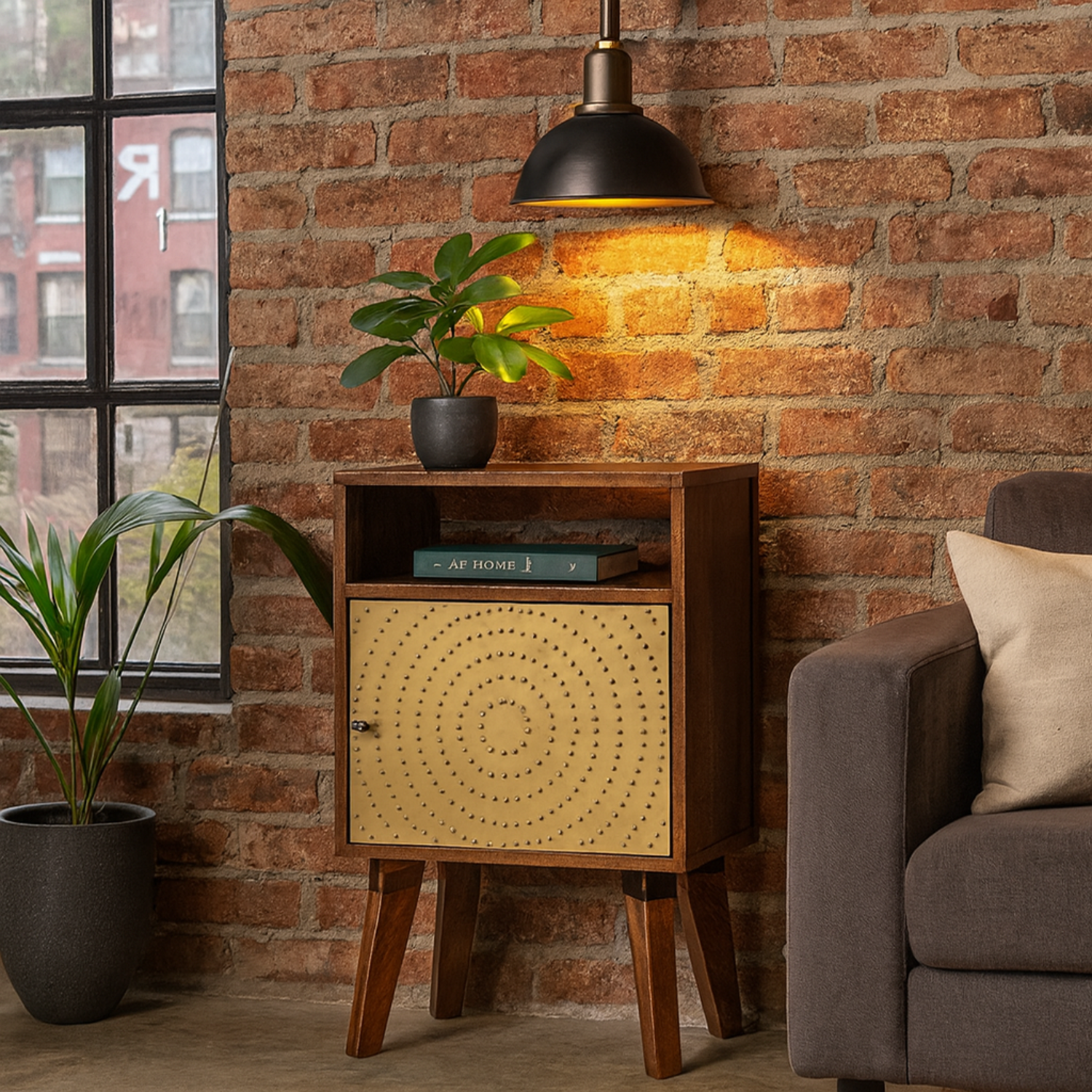 Wyld Haus Bedside Table - Mango Wood - Brown - Extra Small