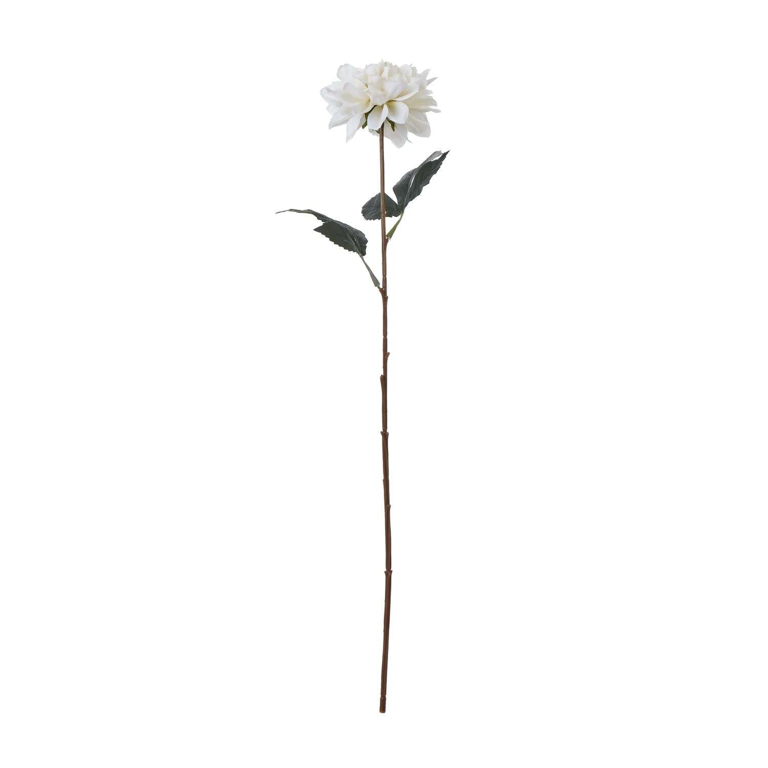 Set of 3 Tall Artificial Dahlia Stems - White