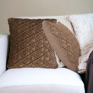 Coffee Maura Cushion – Set of 2
