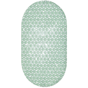 Medina Anti Slip Grey PVC Bath Mat 69cm x 36cm