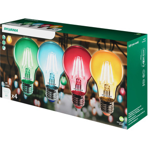 Sylvania ToLedo Retro Chroma LED Filament Light Bulb E27 - Pack of 4